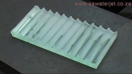 Discarded side of Bullet Proof Cut