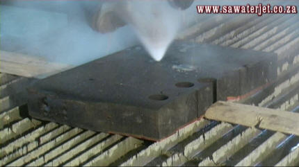 Piecing thick rubber on 6mm steel base